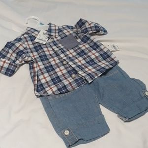 Oshkosh 2 piece Outfit 6m NWT